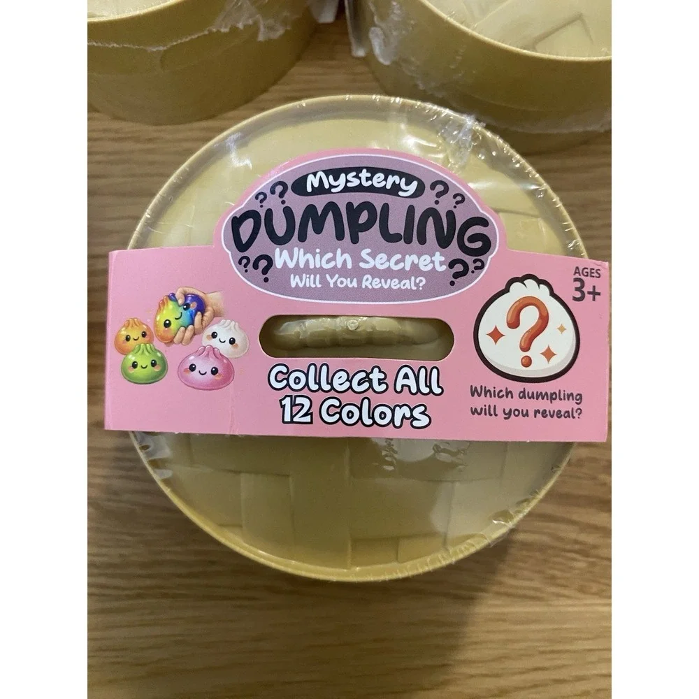 Lot of 5 MYSTERY DUMPLING Squishy Ages 3+  New & Sealed